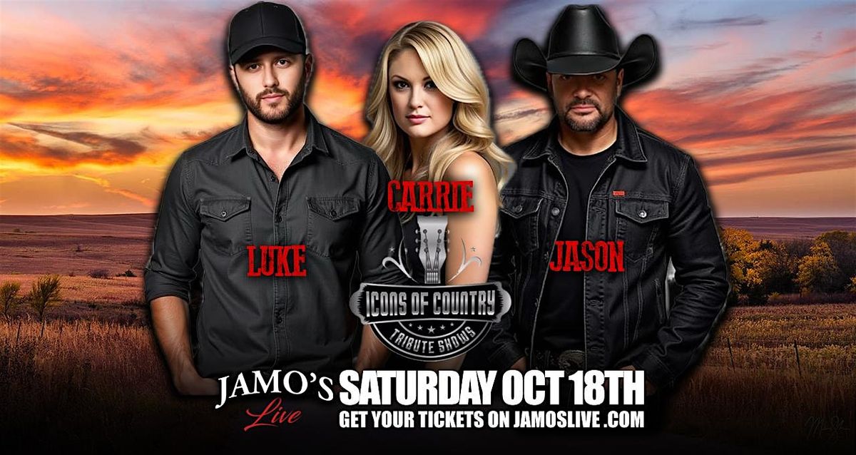 Icons Of Country Luke Carrie & Jason Tribute Show at Jamo's Live