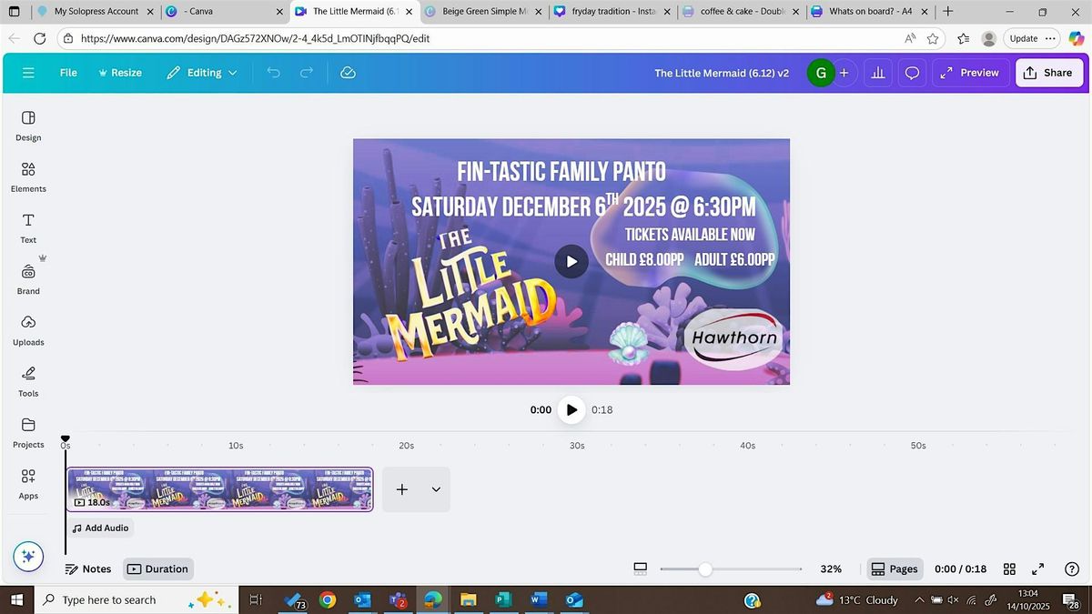 The Little Mermaid Pantomime