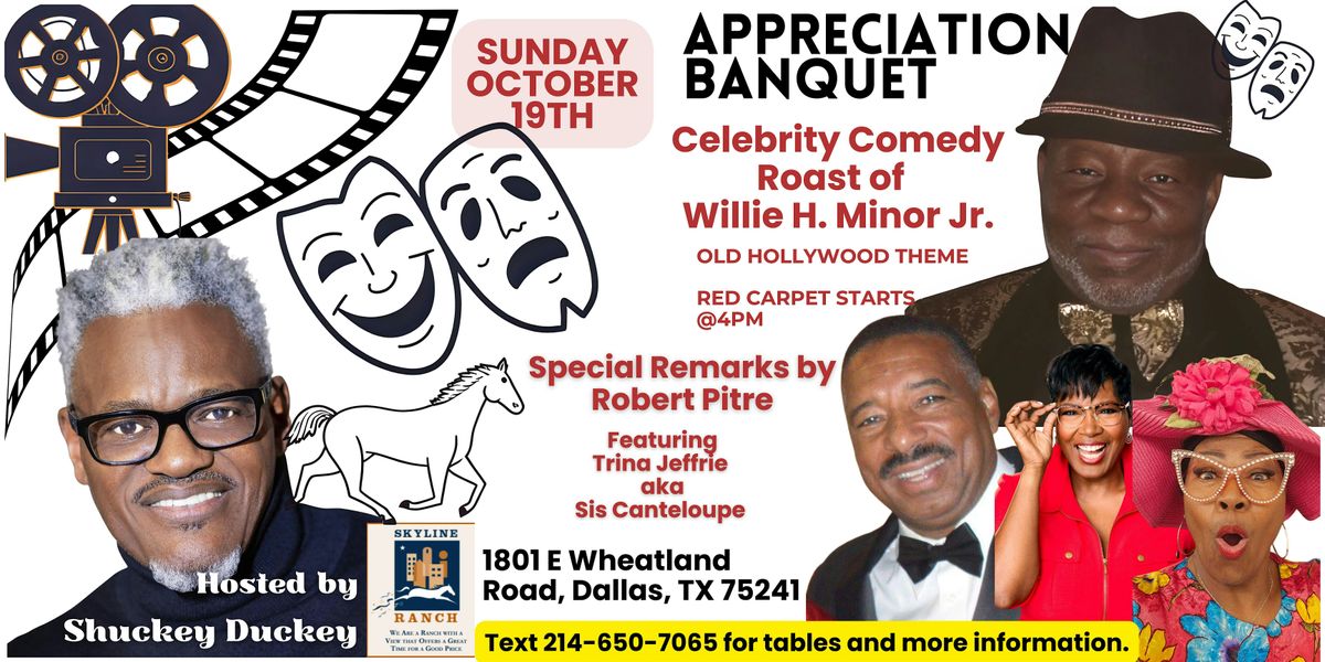 You're cordially invited  Appreciation Comedy Roast