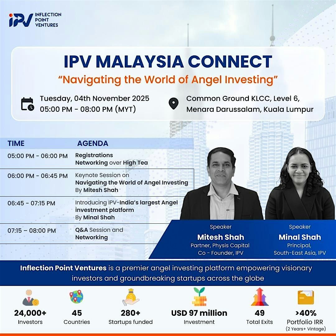 IPV Malaysia Connect - Navigating the World of Angel Investing
