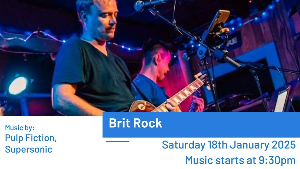 Live Music: Brit Rock