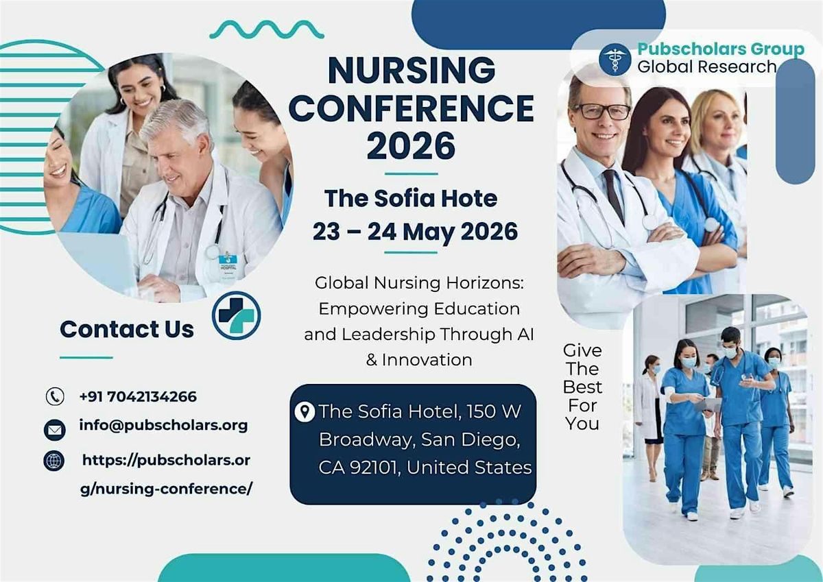 Nursing Conference 2026 San Diego, USA & Virtual | Hybrid Event