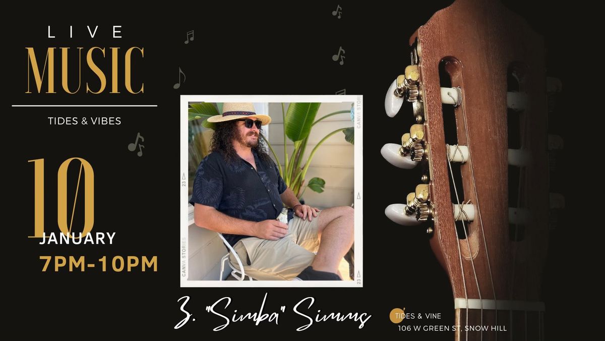 Live Music: Zach "Simba" Simms