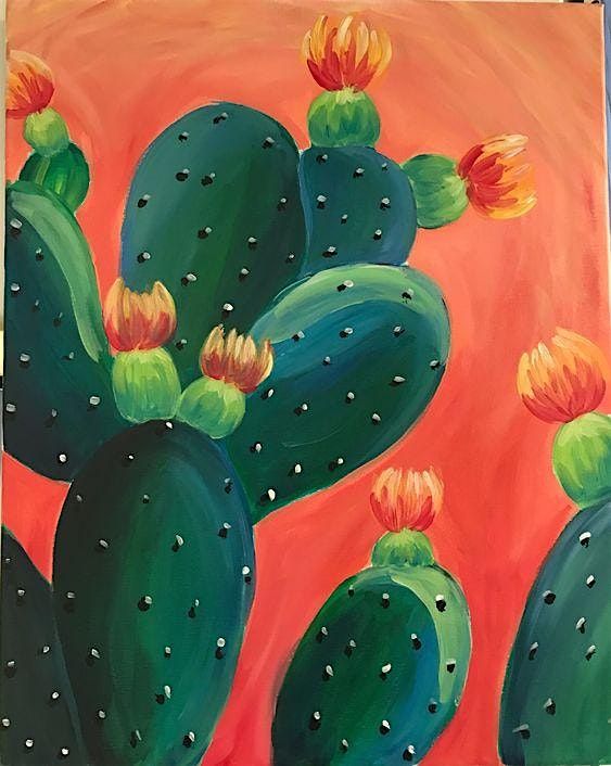 Prickly Pear   Sip & Paint