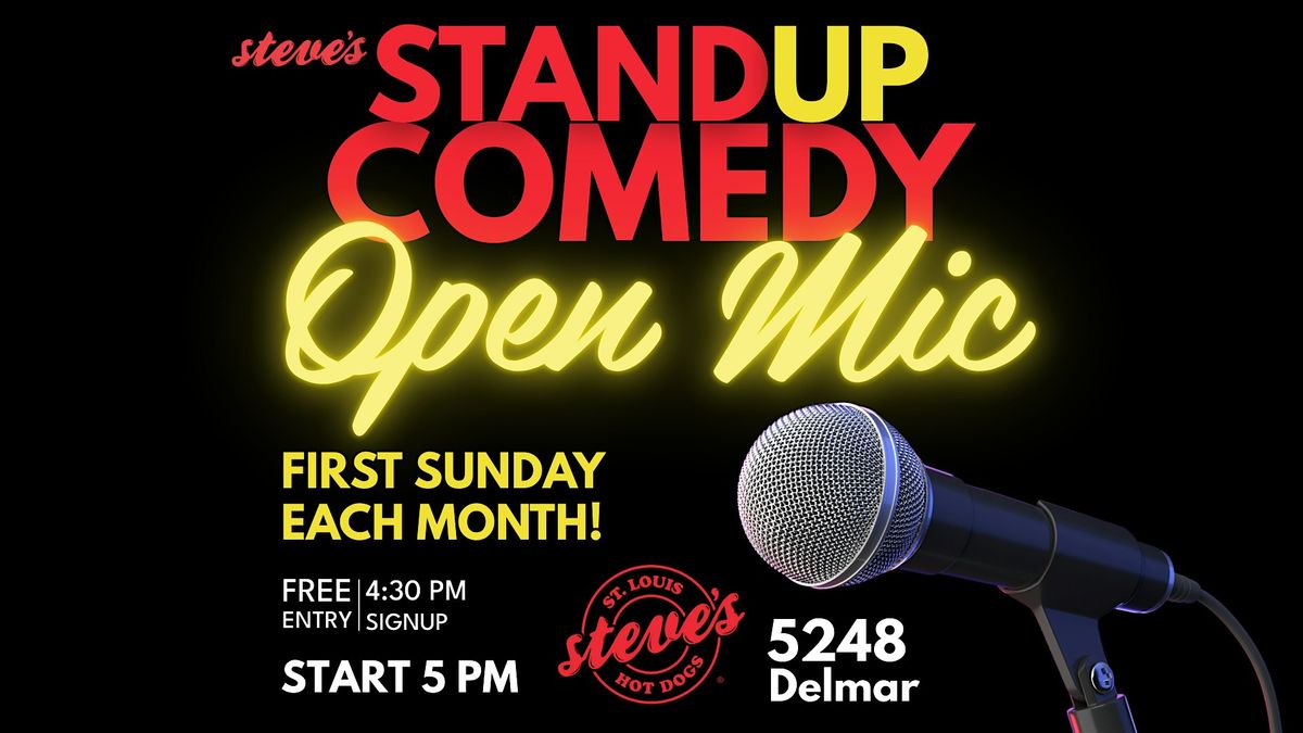 Open Mic Comedy Night at Steve's Hot Dogs on Delmar