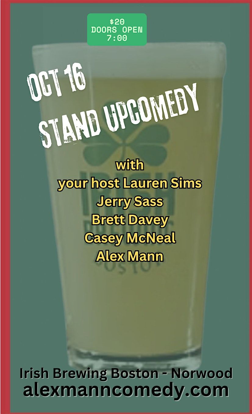 Comedy at Irish Brewing
