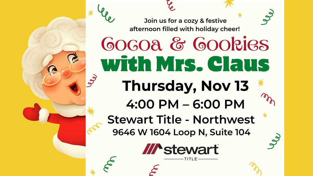 Cocoa & Cookies with Mrs. Claus