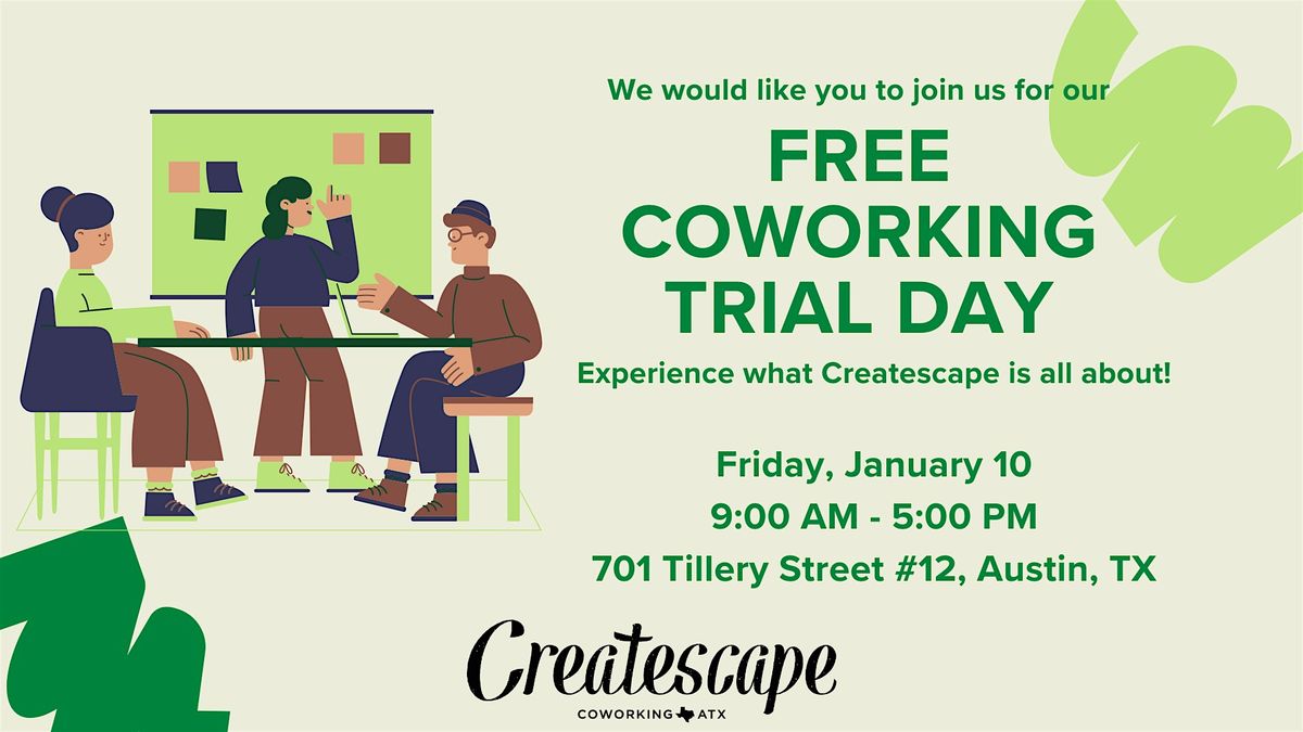 Free Coworking Day at Createscape