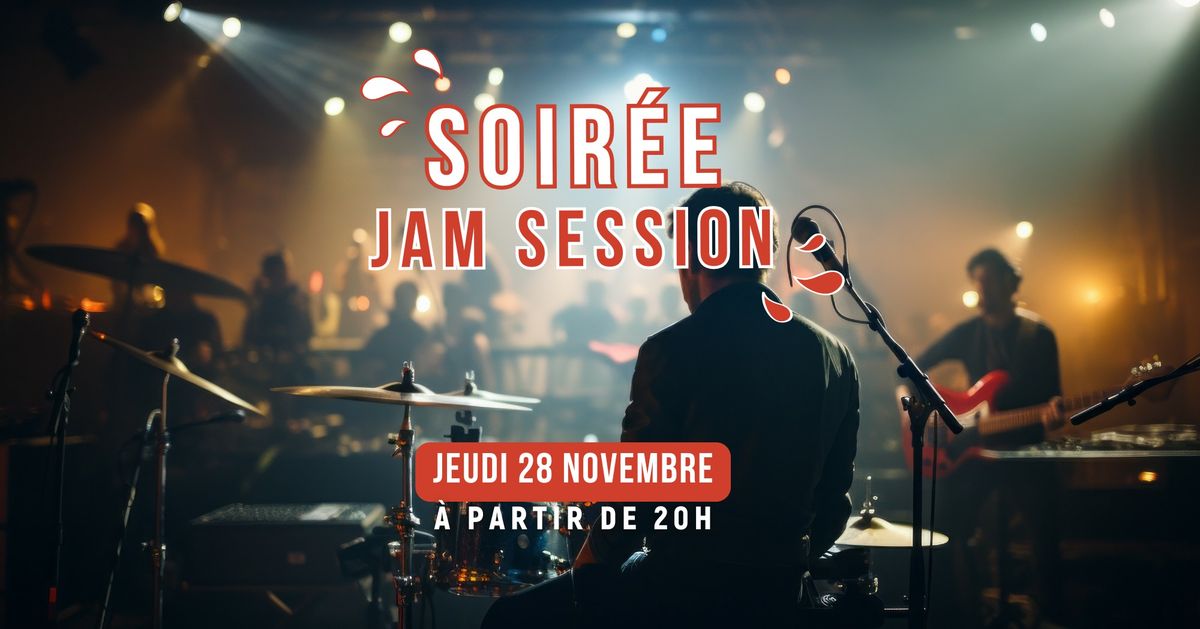 Soir\u00e9e Jam session \ud83d\udcc0 \u00e0 La Cervoiserie \ud83d\udccd