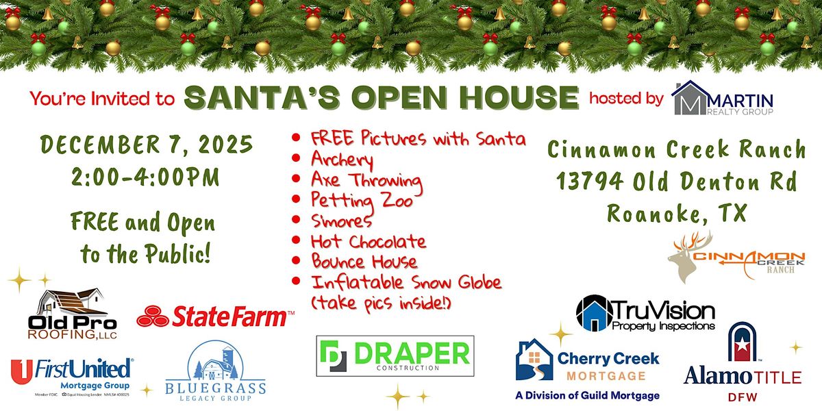 Martin Realty Group-Santa's Open House 2025