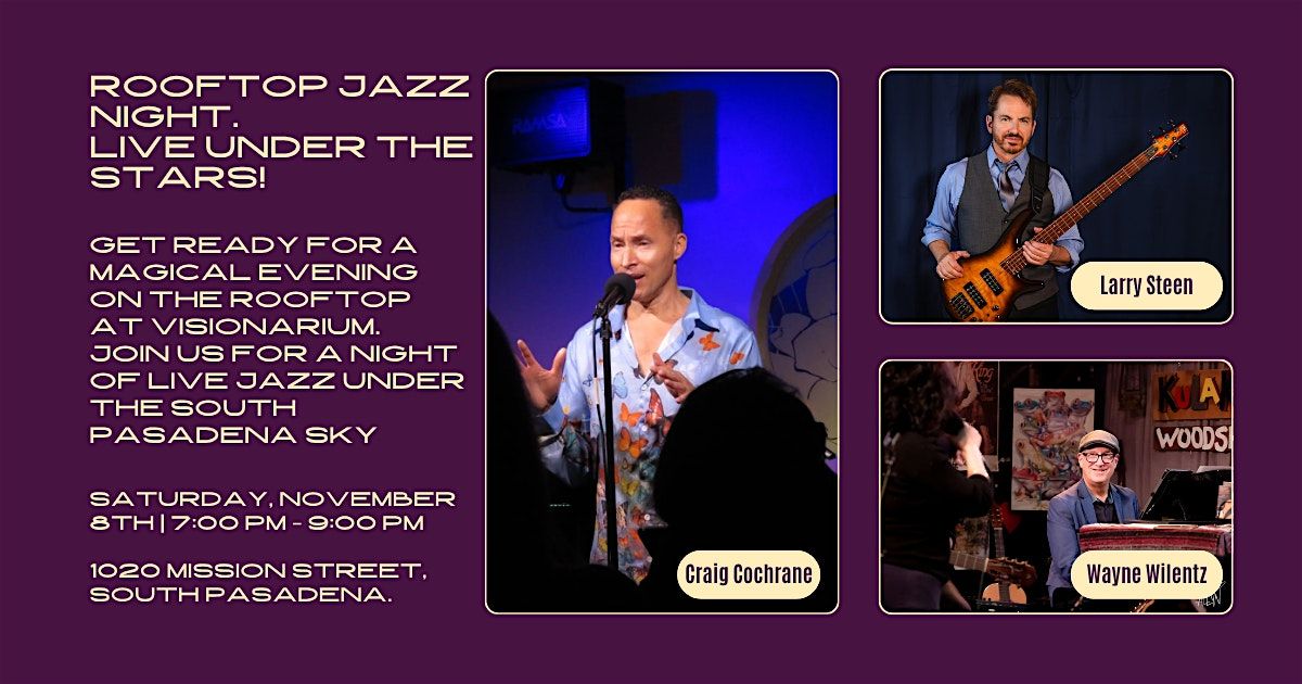 Rooftop Jazz Night \u2013 Live Under the Stars! \u2728