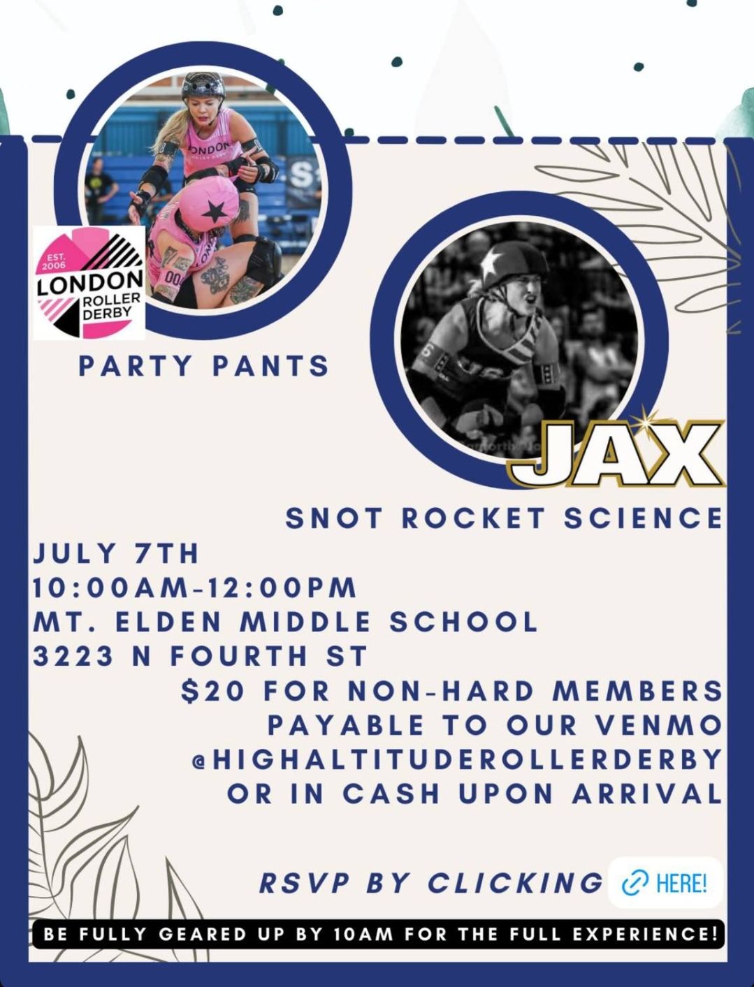 Snot Rocket Science & Party Pants Clinic