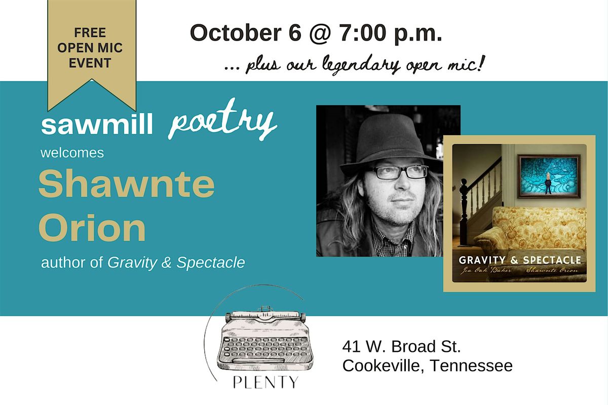 October Featured Poet: Shawnte Orion