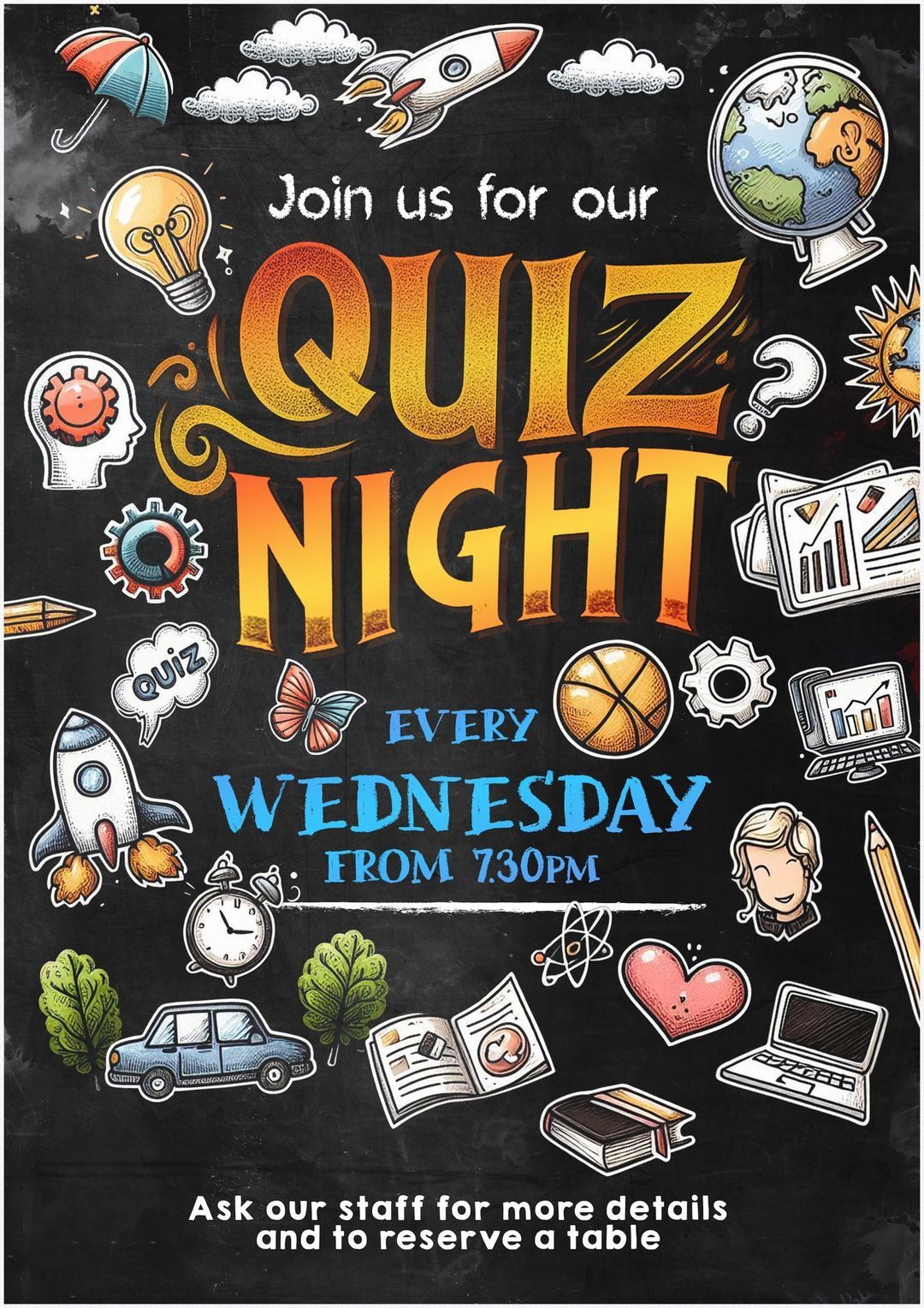 Pub Quiz - Every Wednesday