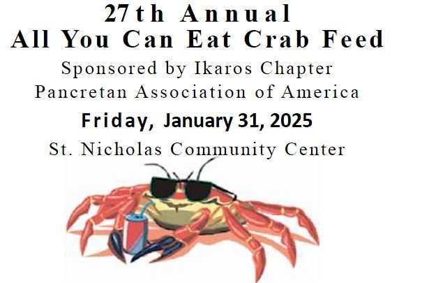 Ikaros Pancretan Annual All You Can Eat Crab Feed and Live Auction