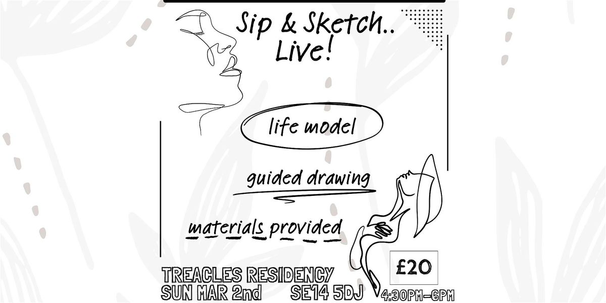 Sip & Sketch Live