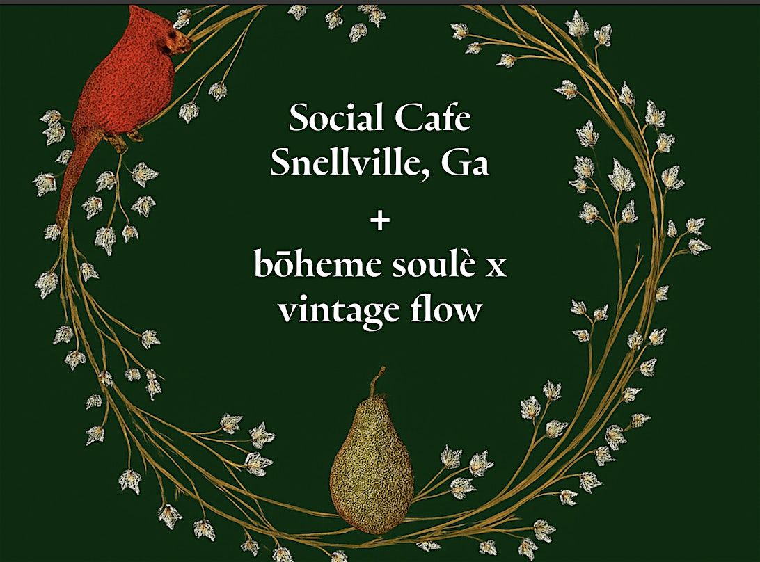 November 2025 Social Cafe + b\u014dheme soul\u00e8 x vintage flow black Sat & Sun