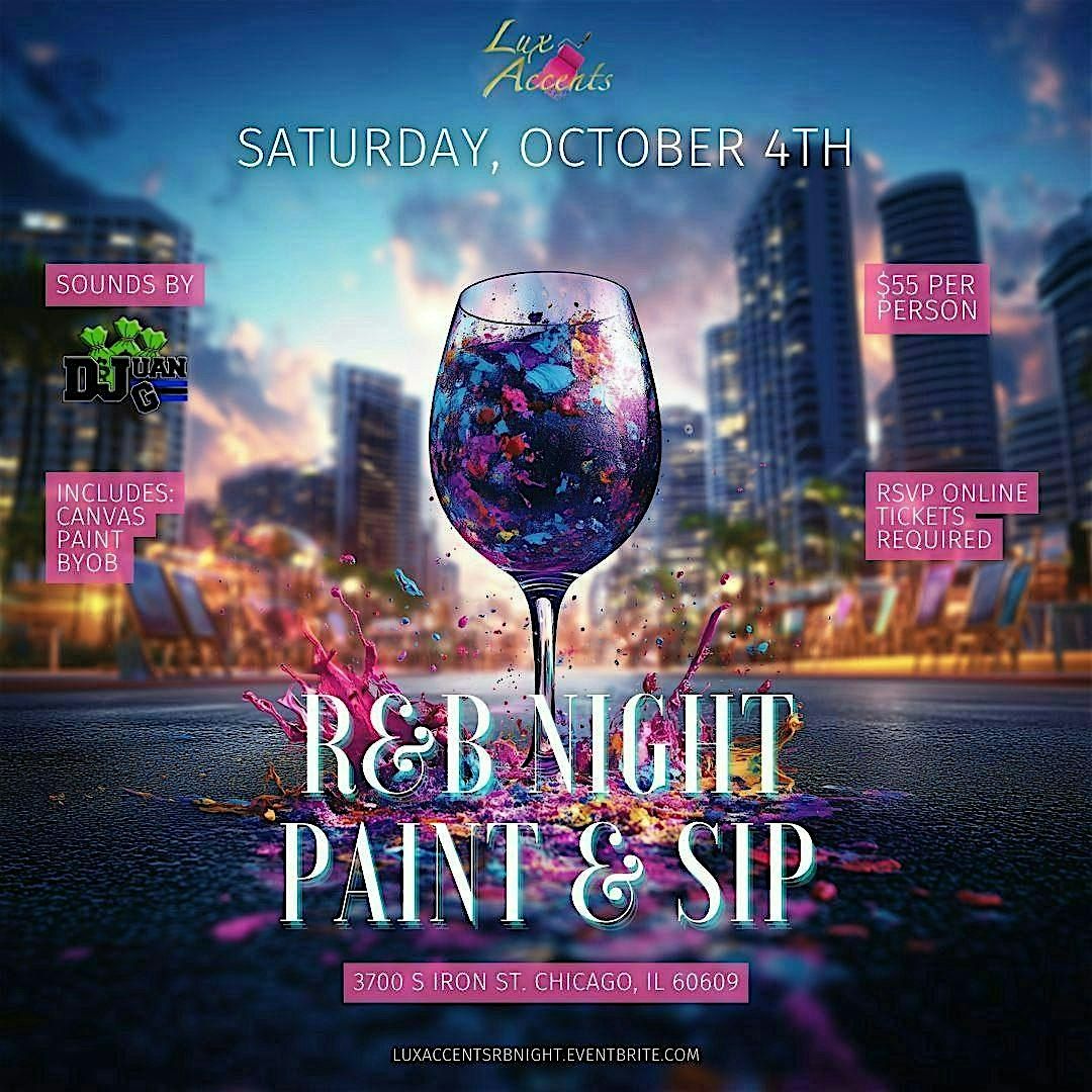 R&B Night Sip and Paint