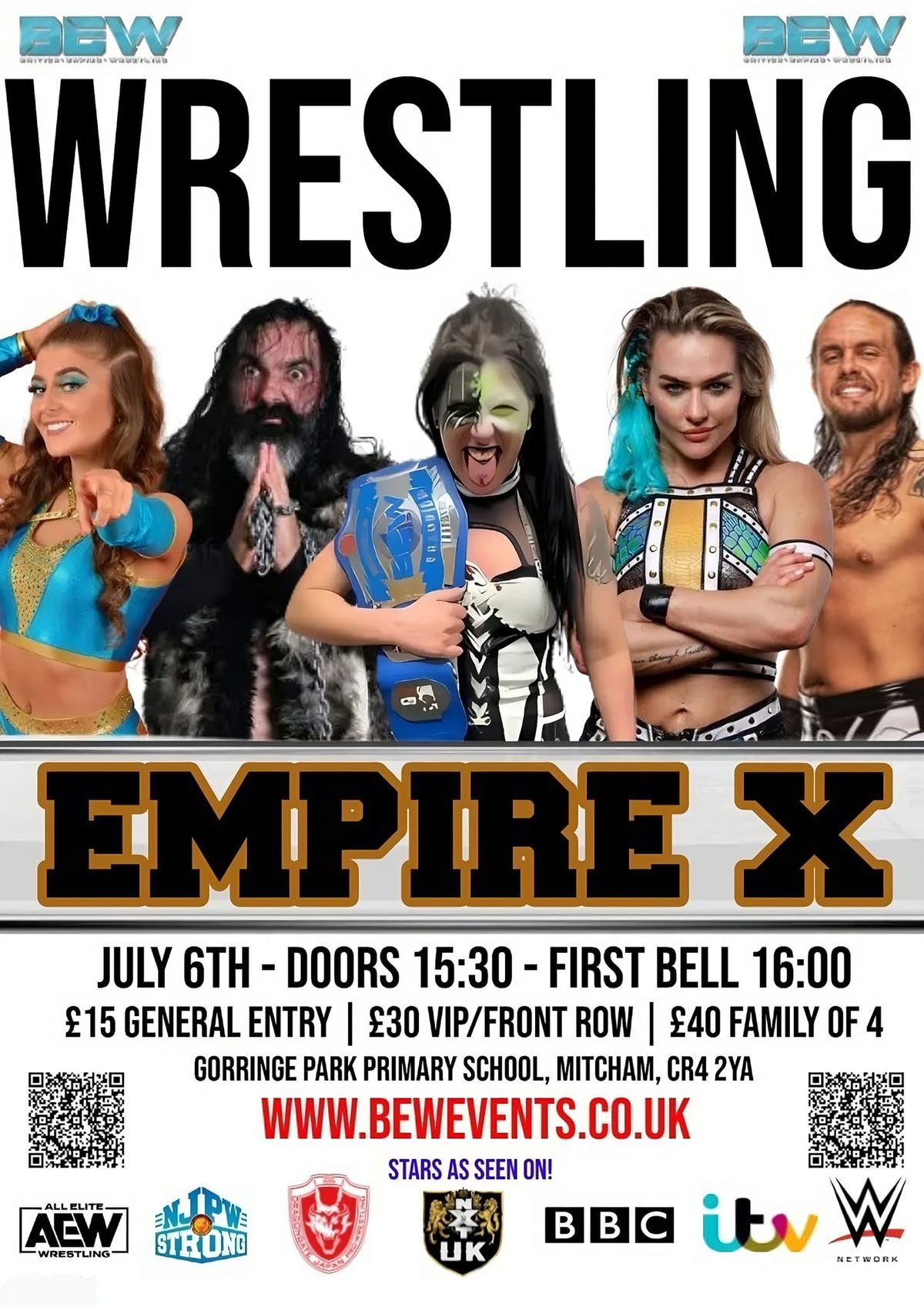 British Empire Wrestling Presents Empire X! 10th Aniversary