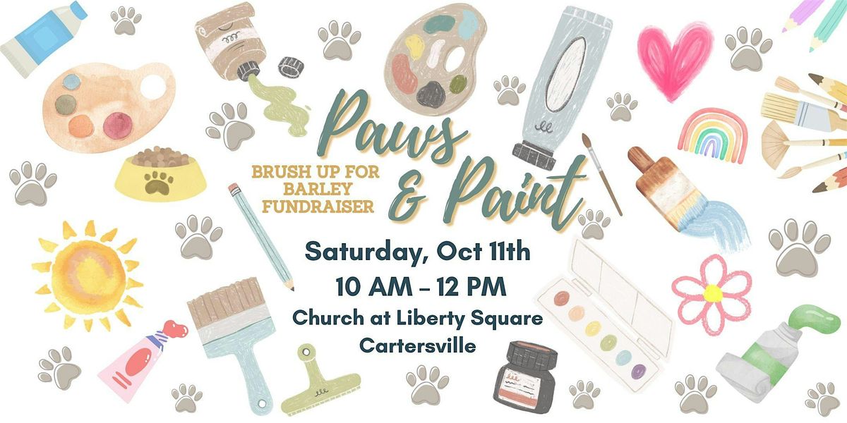 Fall Paws & Paint | Brush Up for Barley Fundraiser
