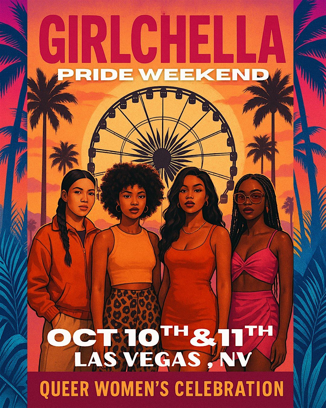 "GIRLCHELLA"  Las Vegas Pride Weekend !!