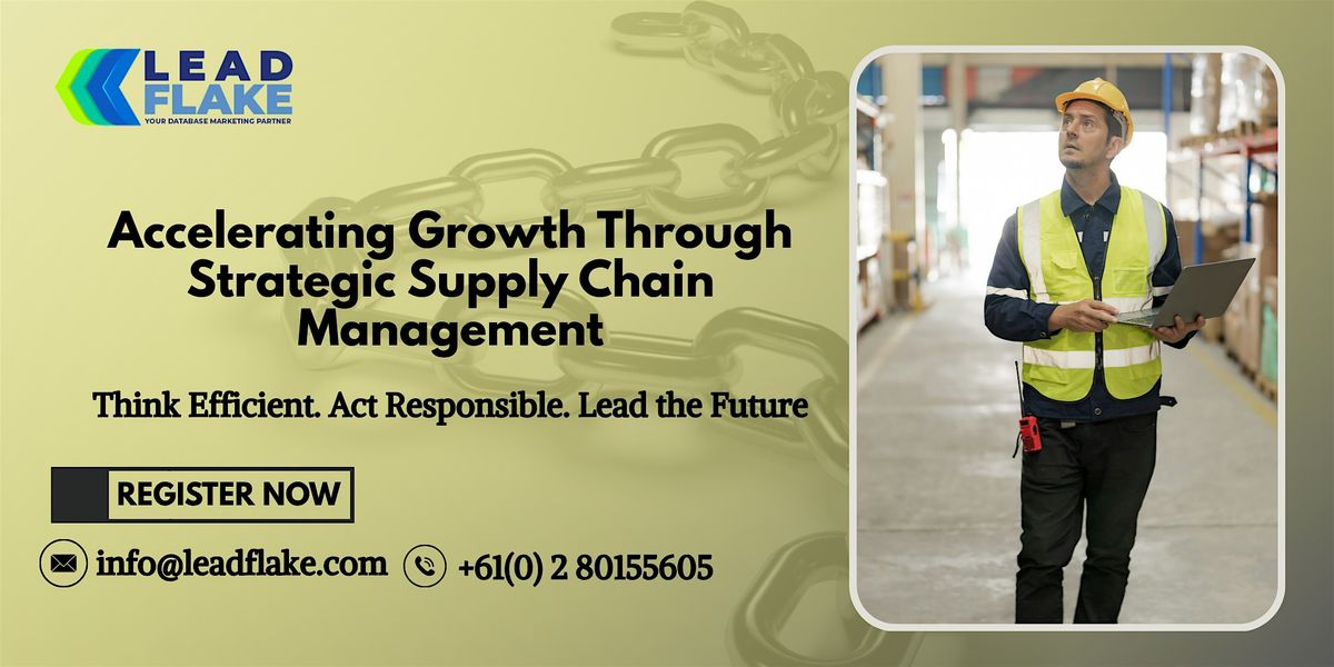 Unlocking Efficiency in Supply Chain Operations - Workshop in Singapore