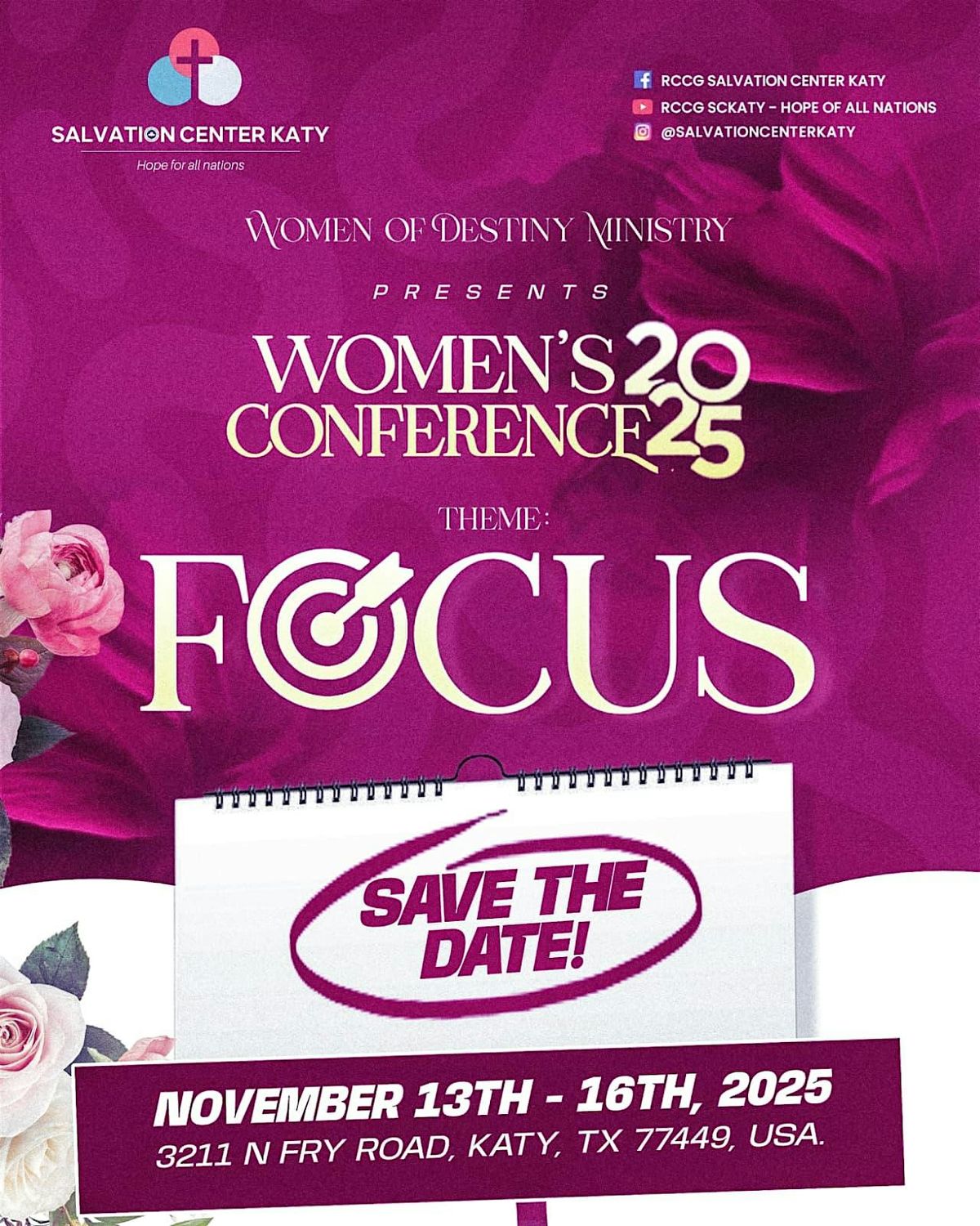 FOCUS - Women Of Destiny Conference