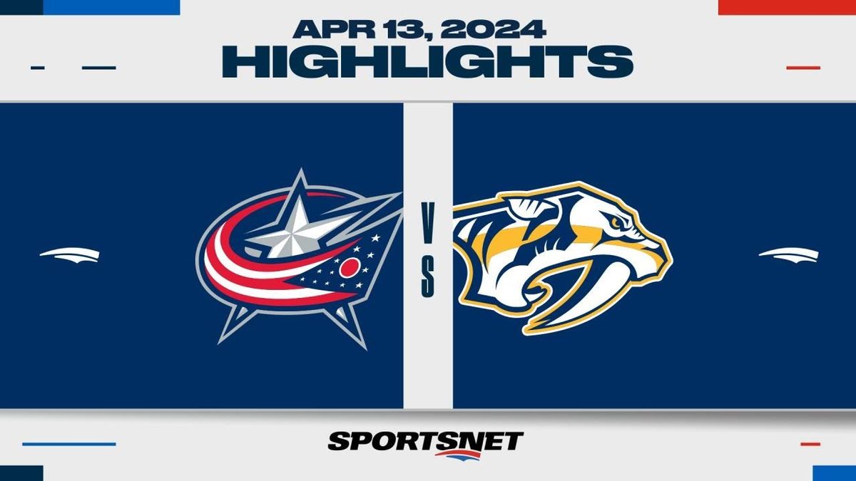 Nashville Predators vs. Columbus Blue Jackets