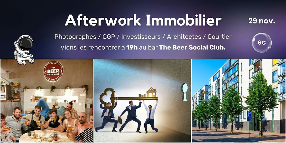 29\/11 - Afterwork Immobilier Moovers