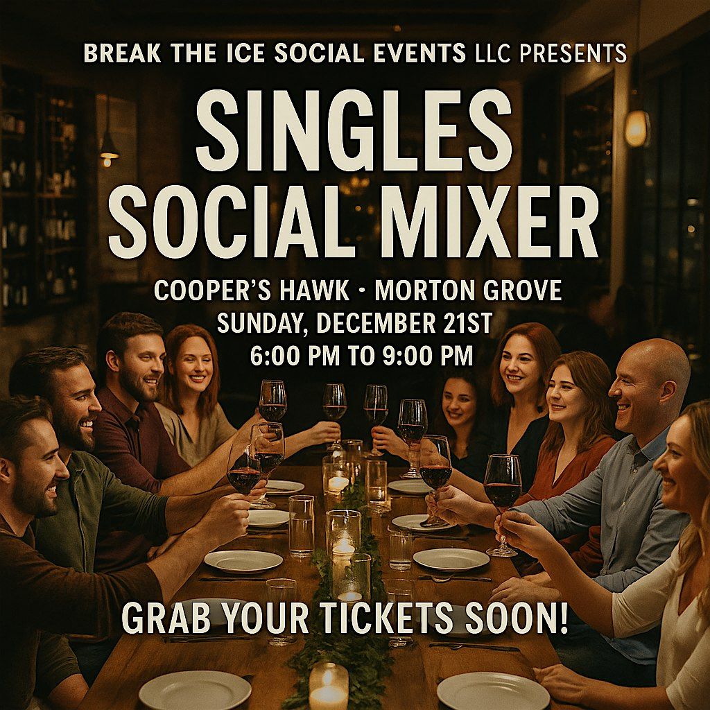 Singles Social Mixer Morton Grove Cooper's Hawk