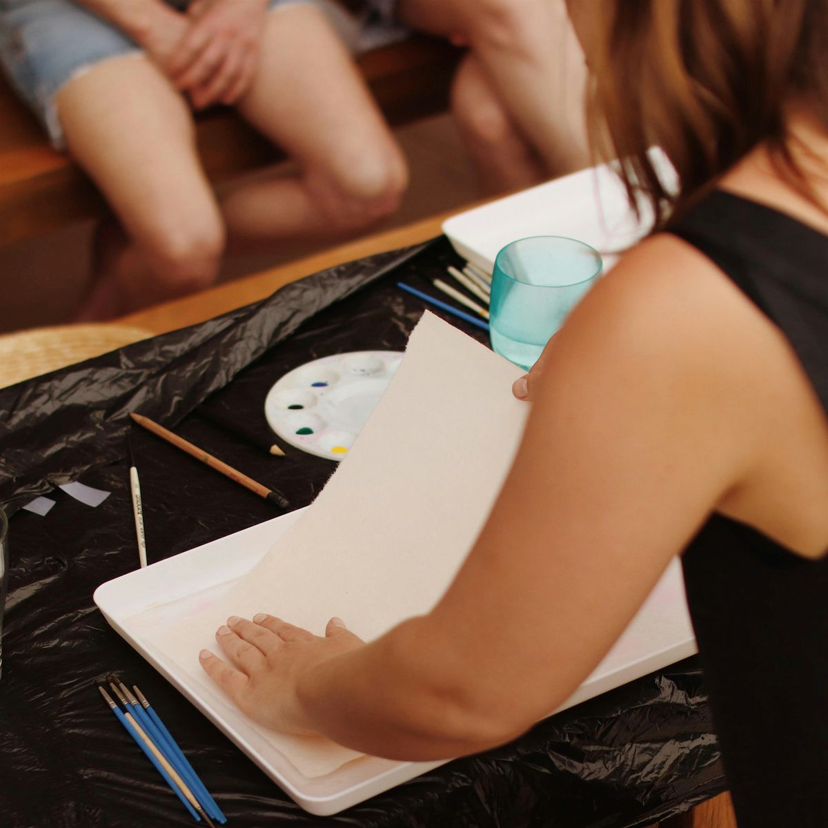 Suminagashi: Meditative Paper Marbling Workshop at Ocean Plant