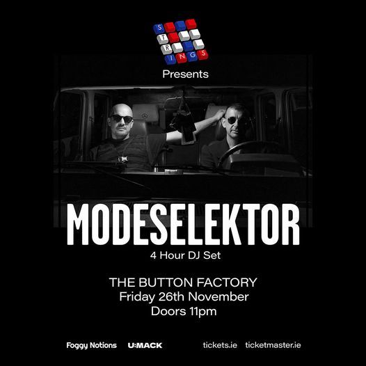 Cancelled Strings presents MODESELEKTOR  4-HOUR DJ SET
