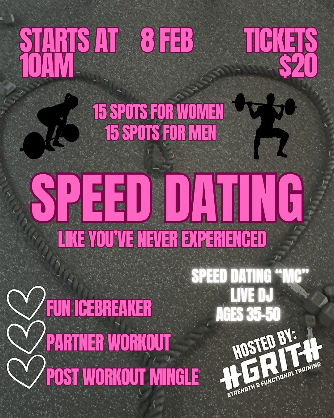 SPEED DATING-GRIT MATCHED