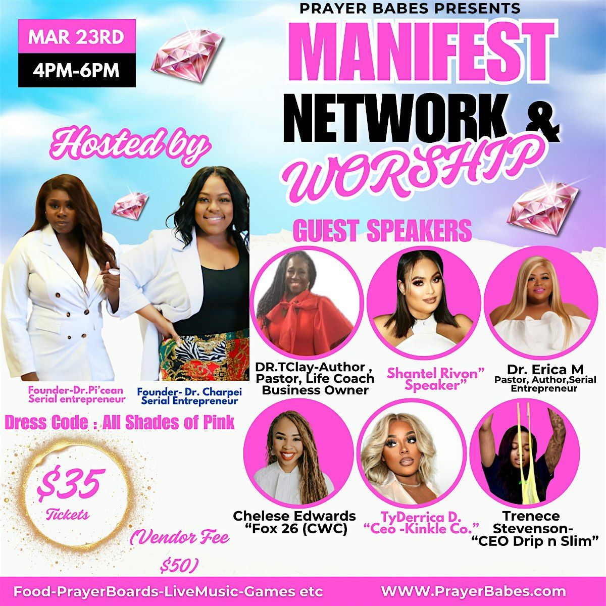 MANIFEST- NETWORK & WORSHIP(PrayerBoard Event )