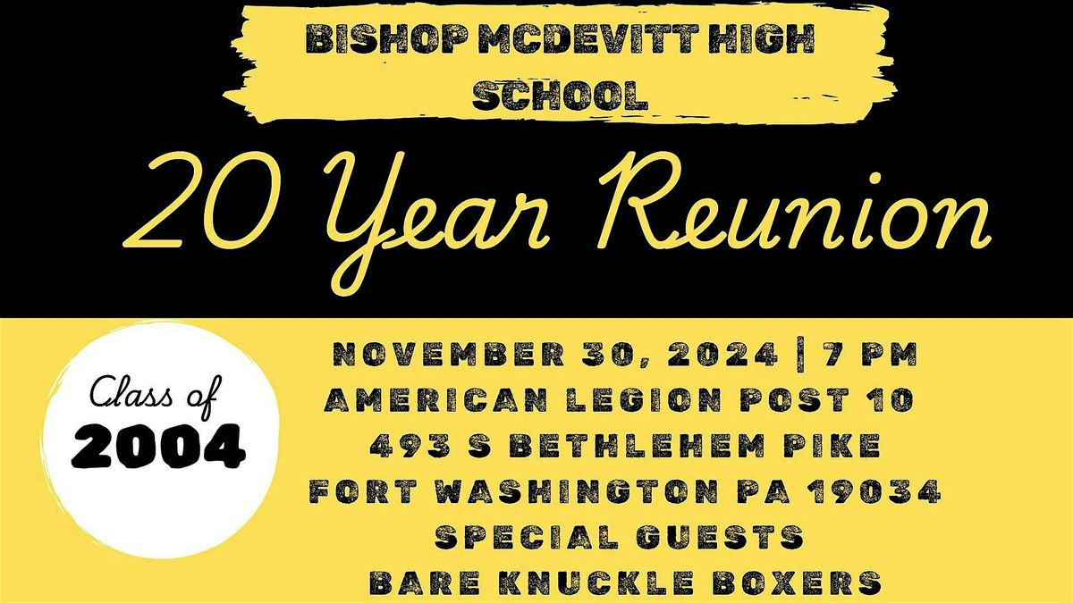 Bishop McDevitt High School Reunion