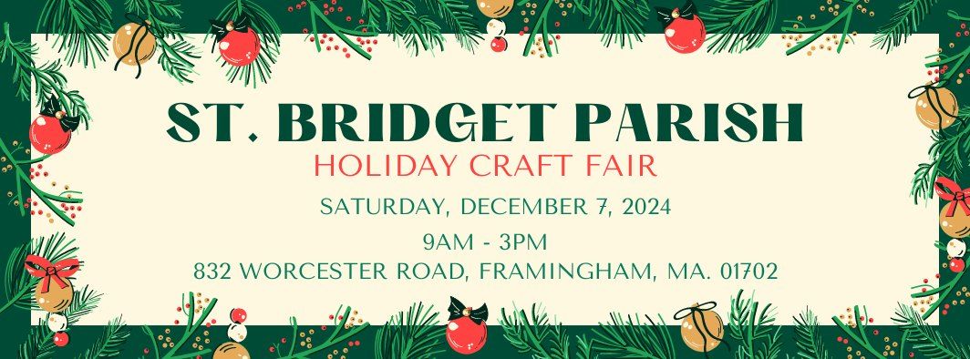 St. Bridget Parish Holiday Craft Fair