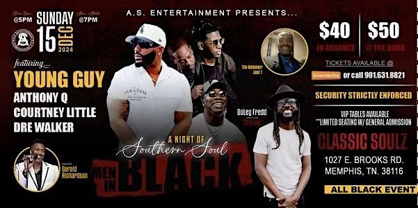 A Night of Southern Soul All Black Edition