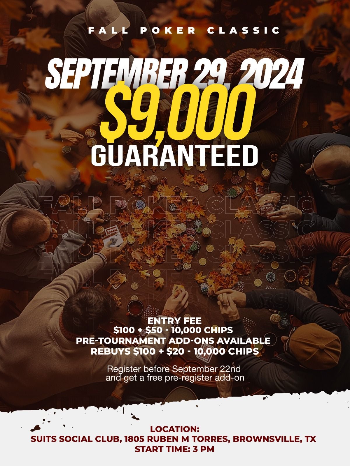 Fall Poker Classic 9K GTD