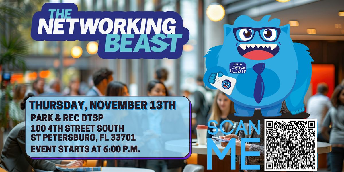 Networking Event & Business Card Exchange - The Networking Beast (St.Pete)