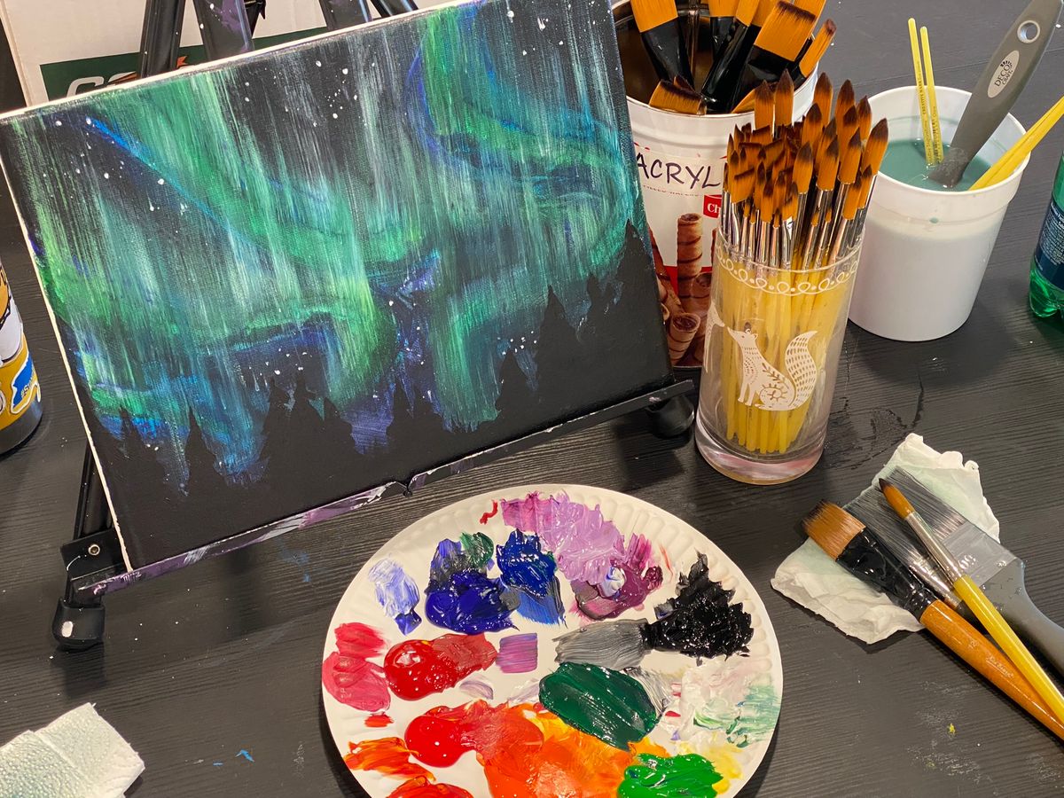 Acrylic Workshop - Northern Lights