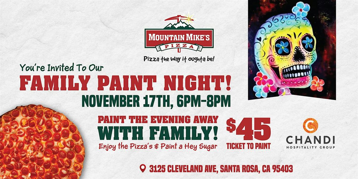 Family Paint Night at Mountain Mike\u2019s