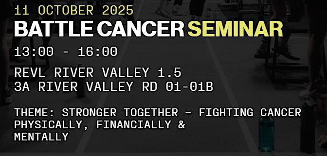 BATTLE CANCER SEMINAR STOP, TREAT, BEAT CANCER