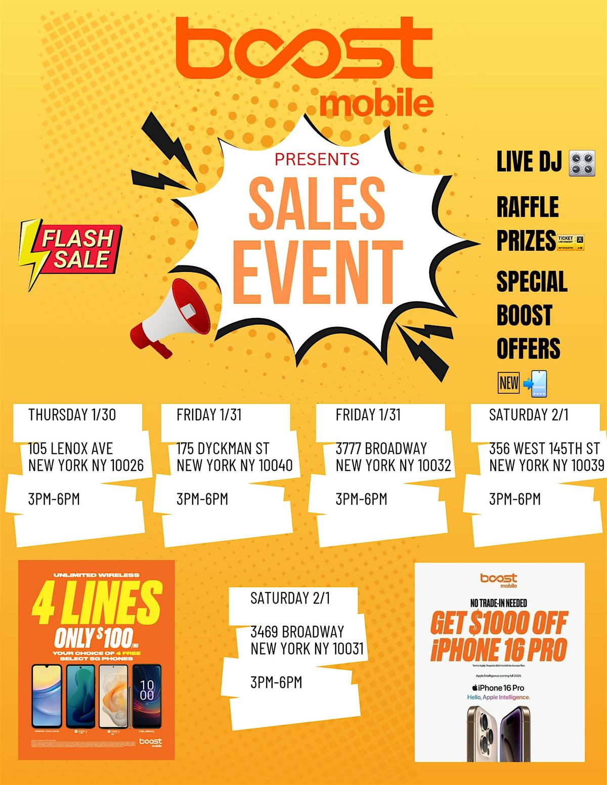 Boost mobile customer appreciation event