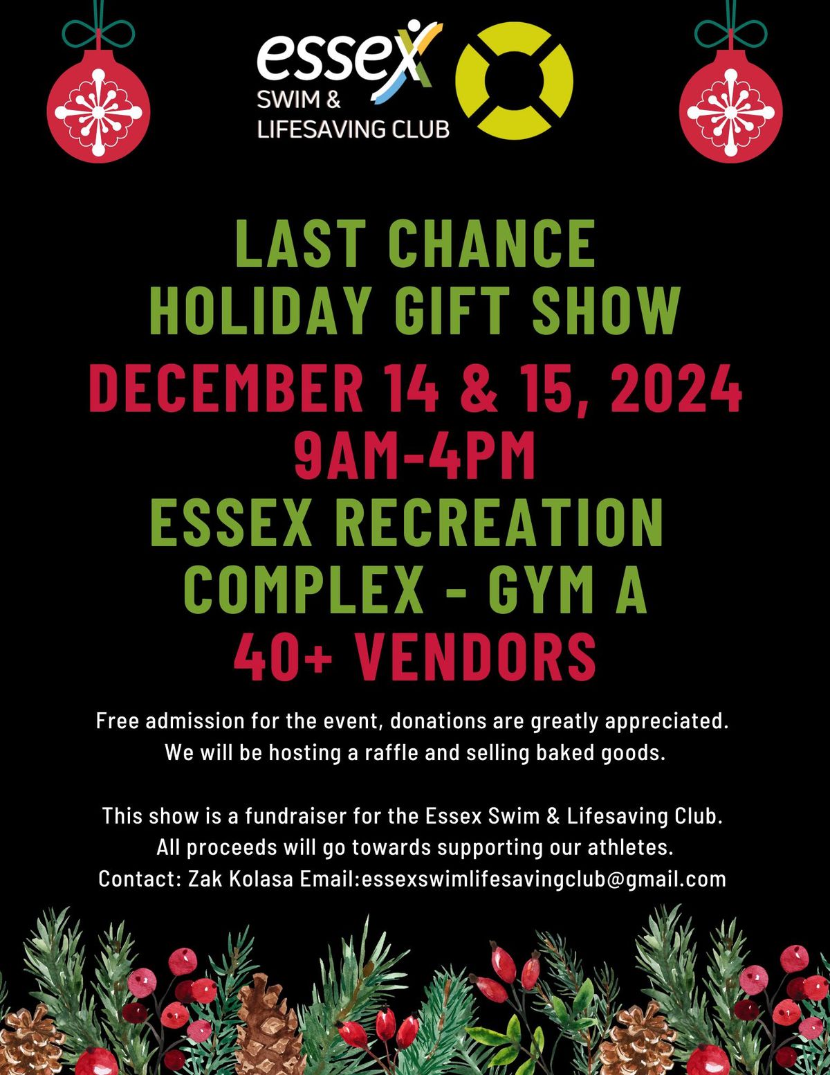 Last Chance Holiday Gift Show