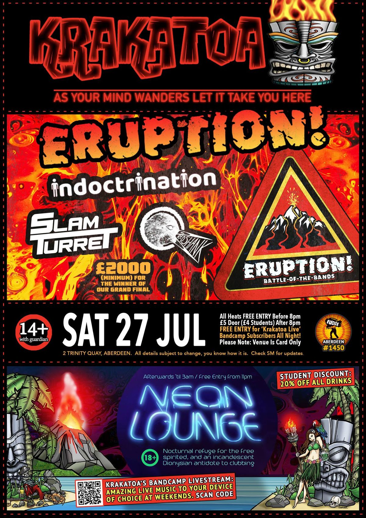 Eruption! \u00a32K BOTB - HEAT - Indoctrination + Slam Turret + Redshank