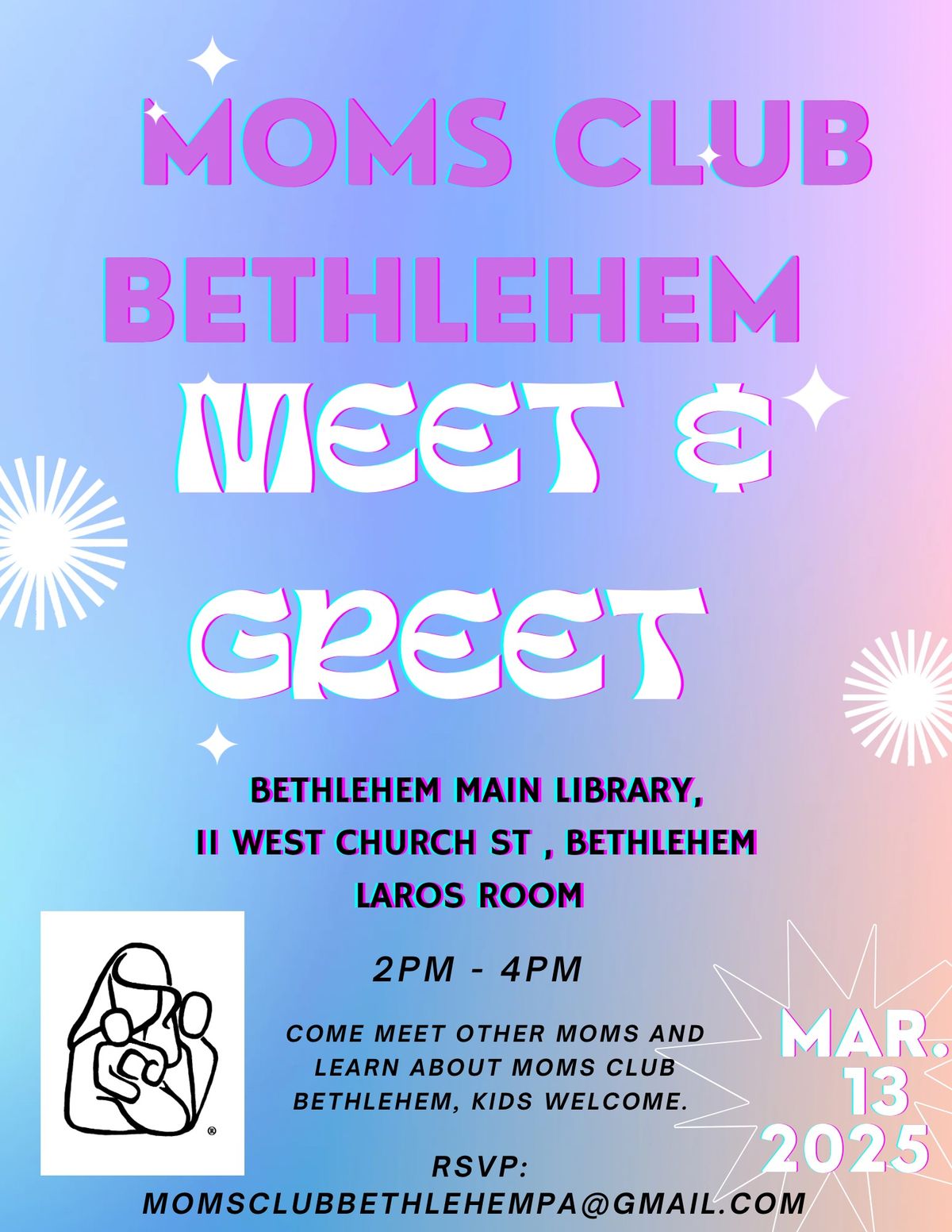 Moms club - Bethlehem Meet & Greet