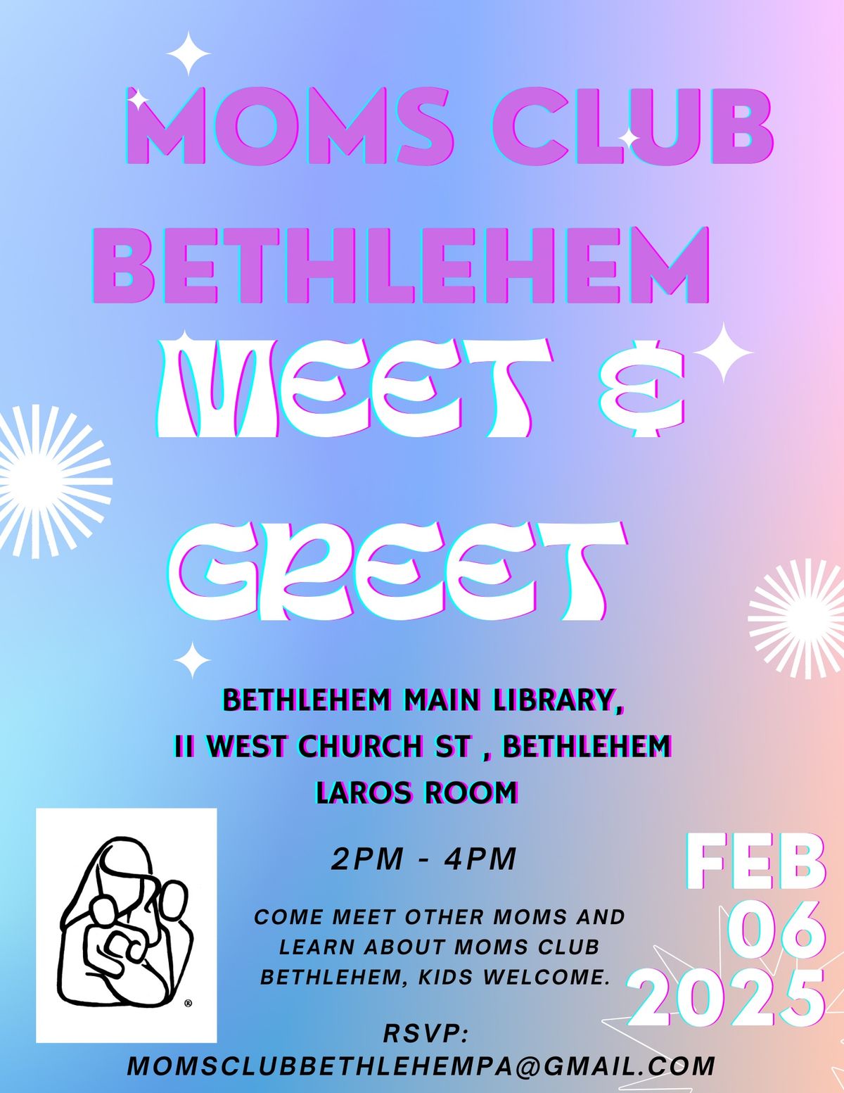 Moms club - Bethlehem Meet & Greet