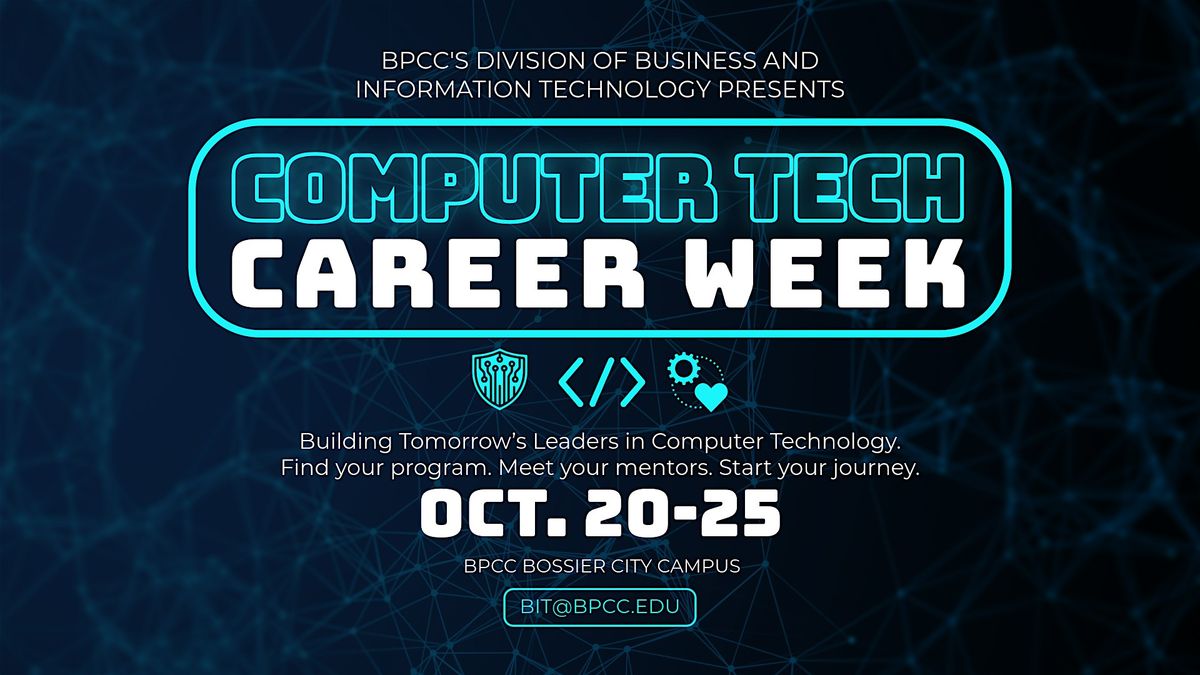 Computer Tech Career Week Oct 20-25