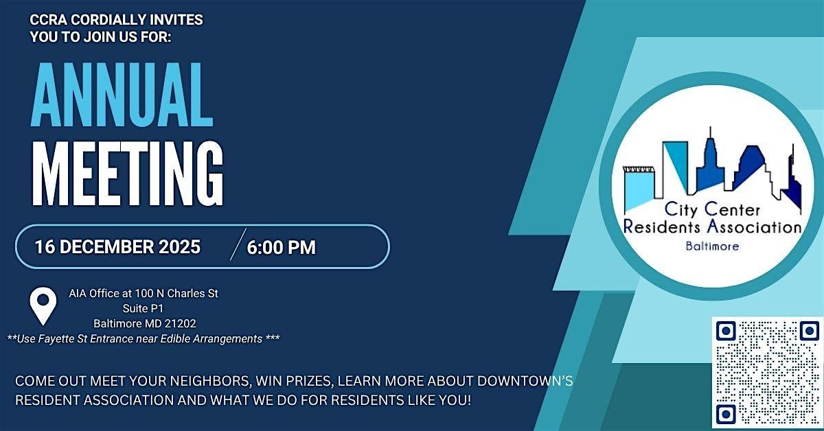 2025 Annual Meeting of the City Center Residents Association