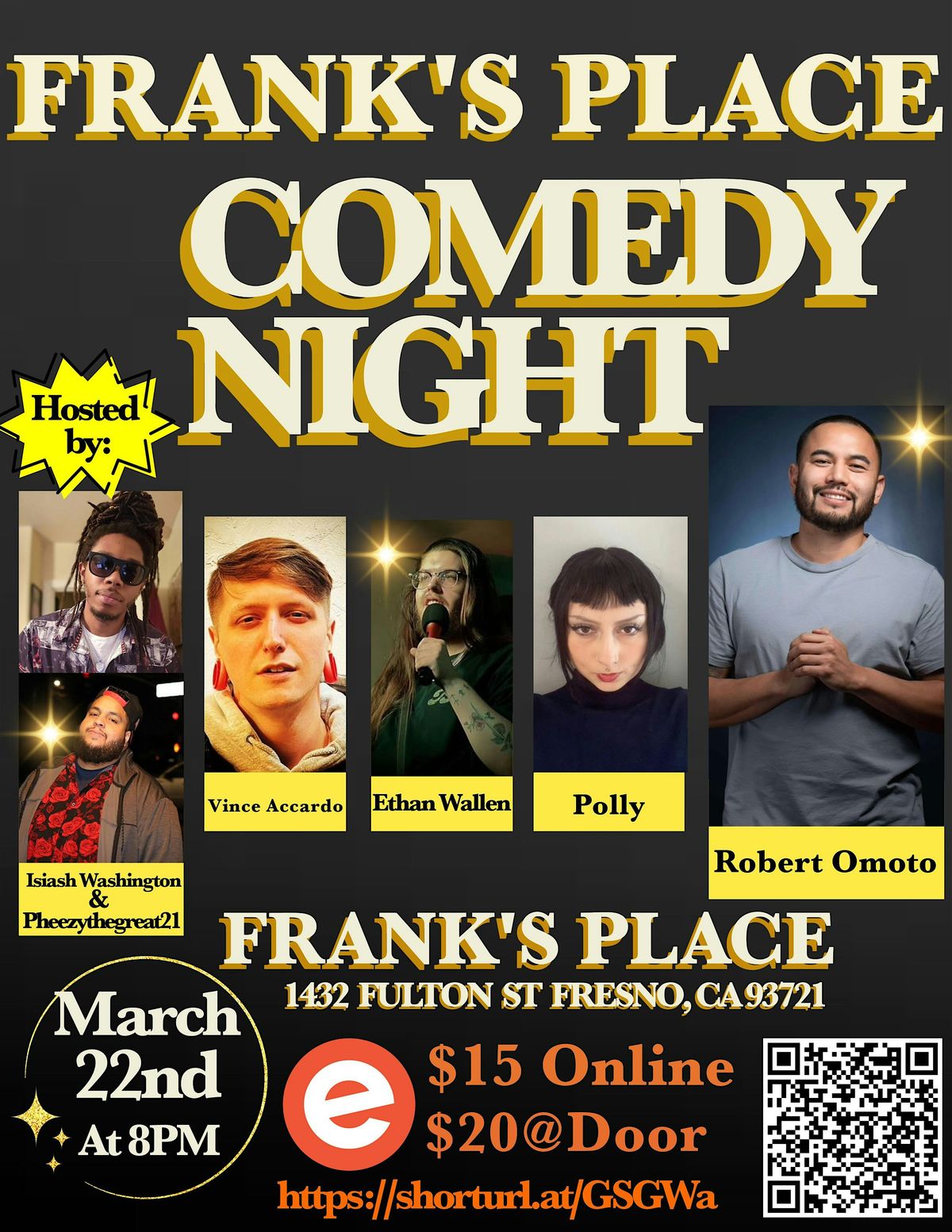 Comedy Night At Franks Place